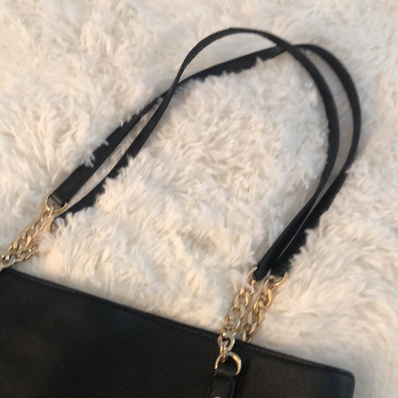 🖤 MK 2 Piece 🖤 Michael Kors Black & Gold Bag & Wallet Set 🖤 Read Description - Picture 4 of 14